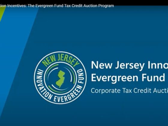 NJ Innovation Evergreen Fund Corporate Tax Credit Auction