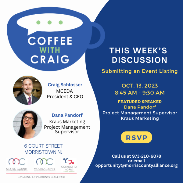 Coffee With Craig & Dana: Submitting an Event Listing