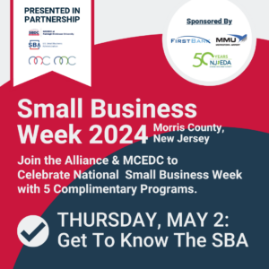 Start Up Move Up Morris Presents: Get To Know The SBA