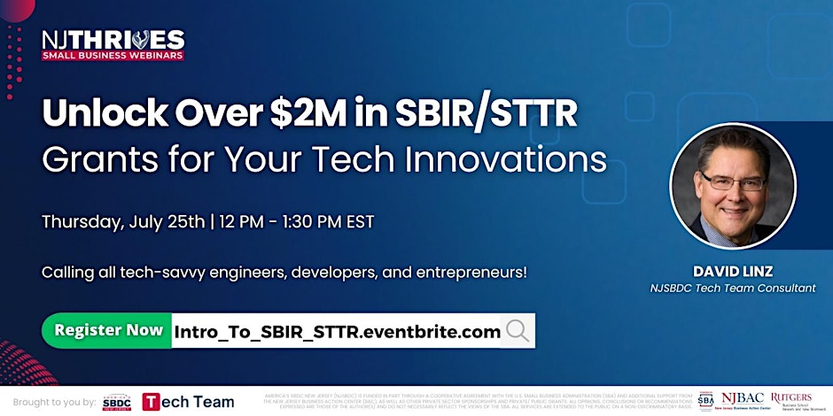 Unlock Over $2M In SBIR/STTR Grants For Your Tech Innovations