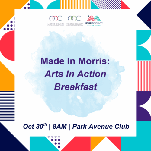 Join us for a dynamic morning of connection and creativity at the Art Breakfast, a celebration of the artists, visionaries, and cultural changemakers who enrich the fabric of Morris County.