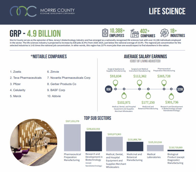 Life Sciences Morris County