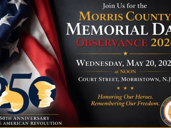 Morris County Memorial Day Observance Set for Noon on May 20